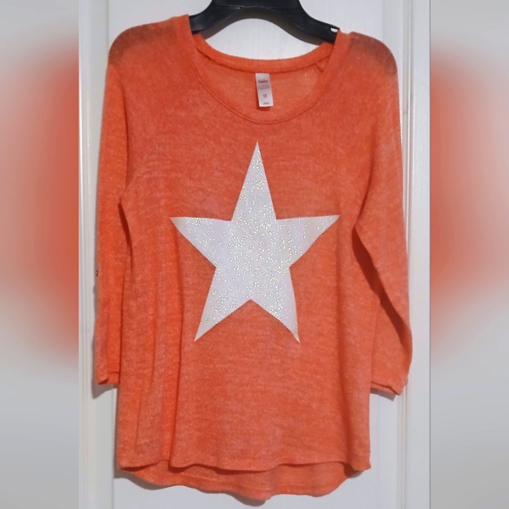 Orange Coral Oversized Sweater - 12